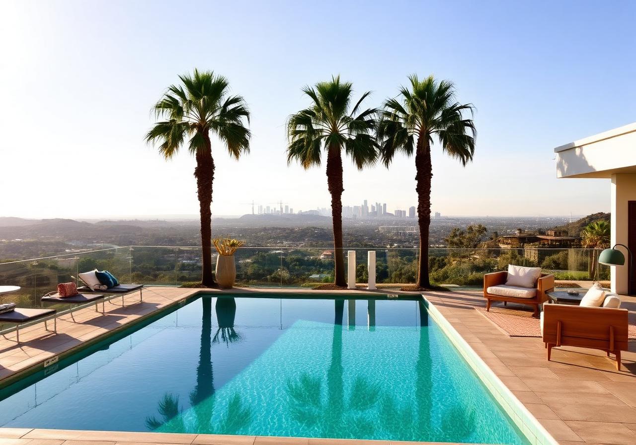 Hollywood Hills Pool Villa